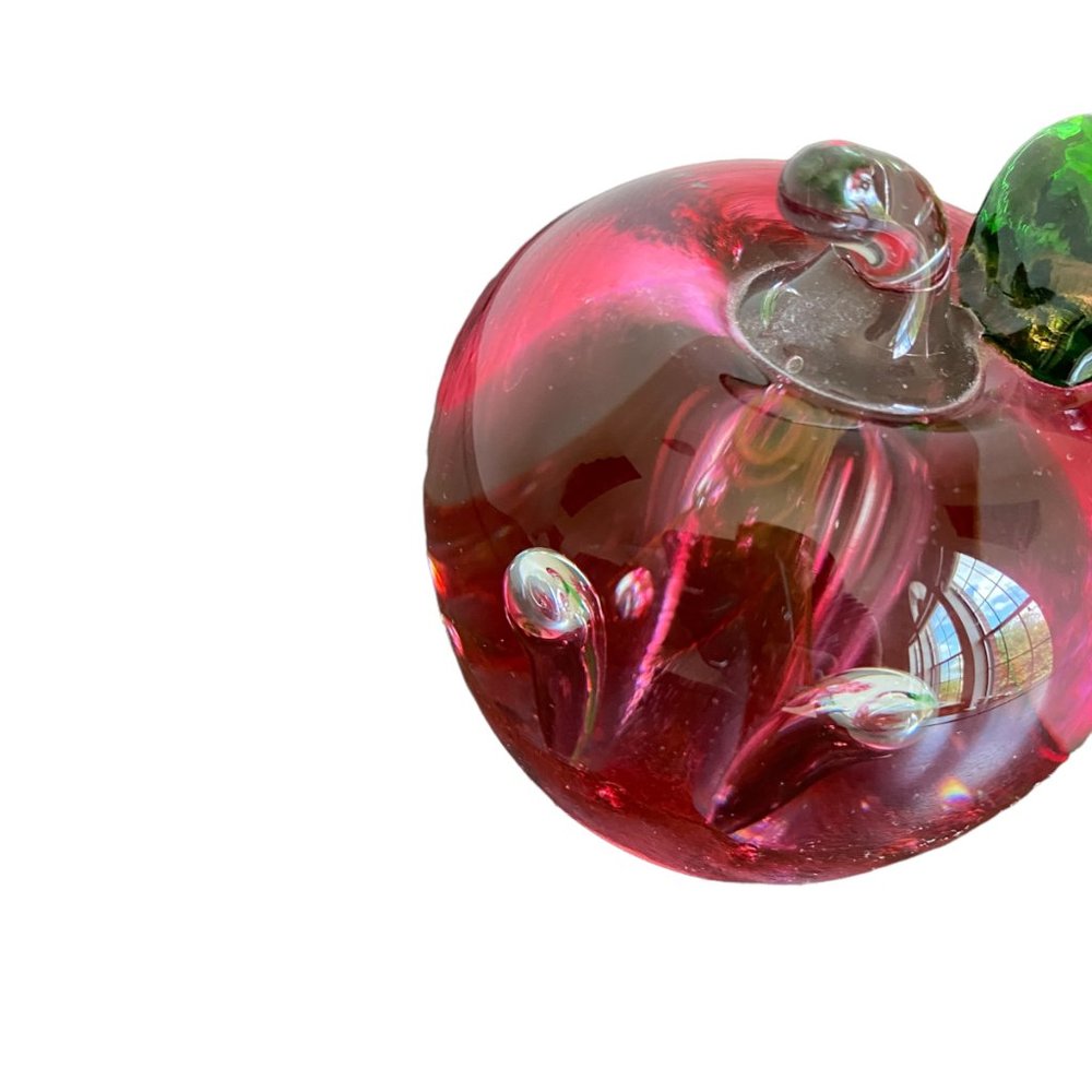 Caithness Glass Paperweight Windfall-Ruby - Picture 11 of 16